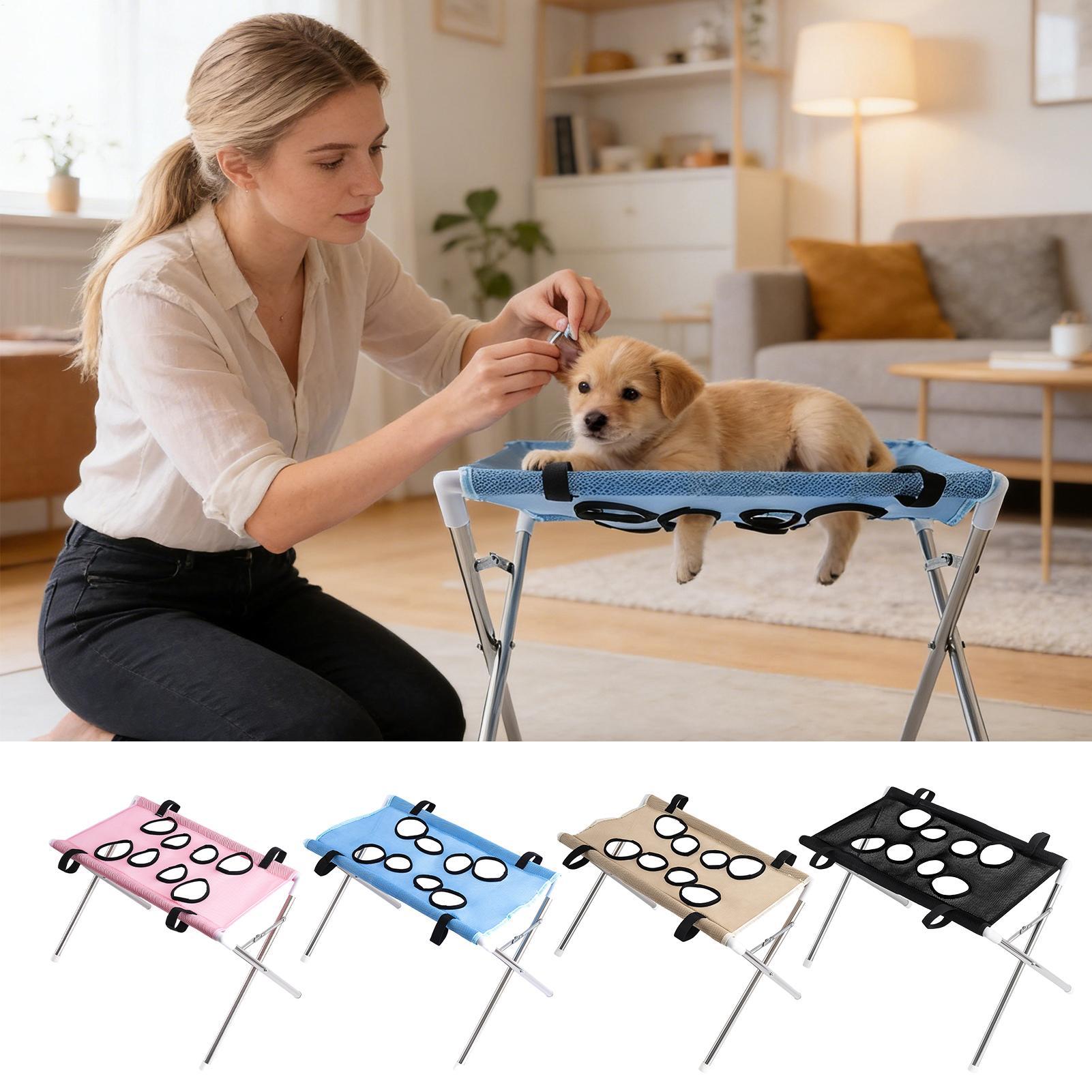 Pet Supplies Discount - Pet Grooming Hammock Stand Foldable Cat