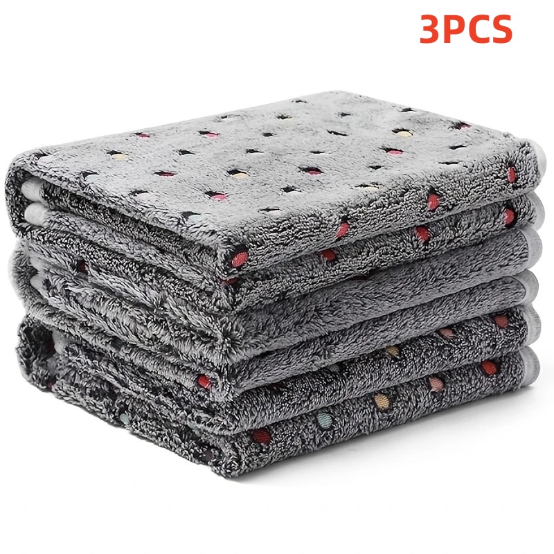 Pet Supplies Discount - 3PCS Soft Fluffy Pet Blanket Cute