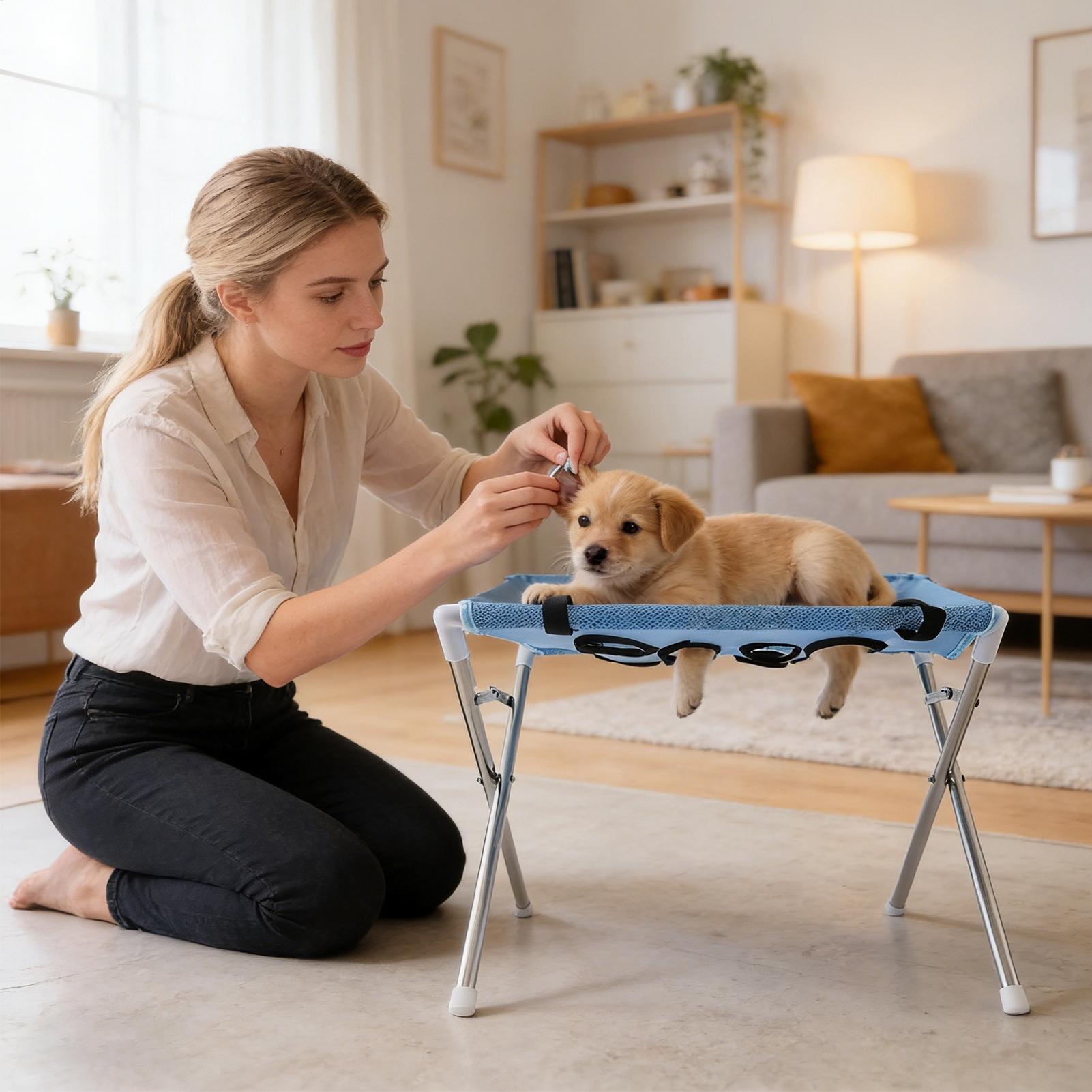 Pet Grooming Hammock Stand Fol - Pet Supplies Discount 评论和价格