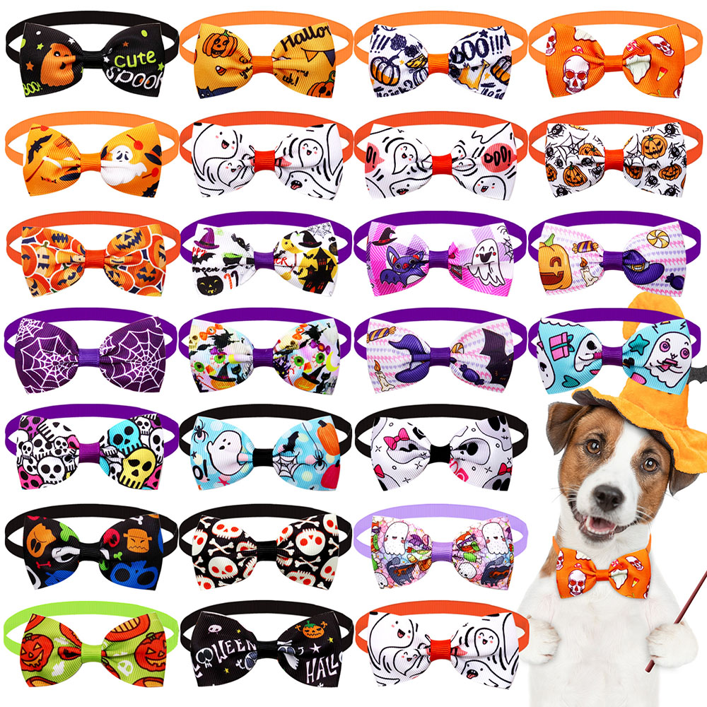 10PCS Halloween Dog Accessorie - Pet Supplies Discount 评论和价格