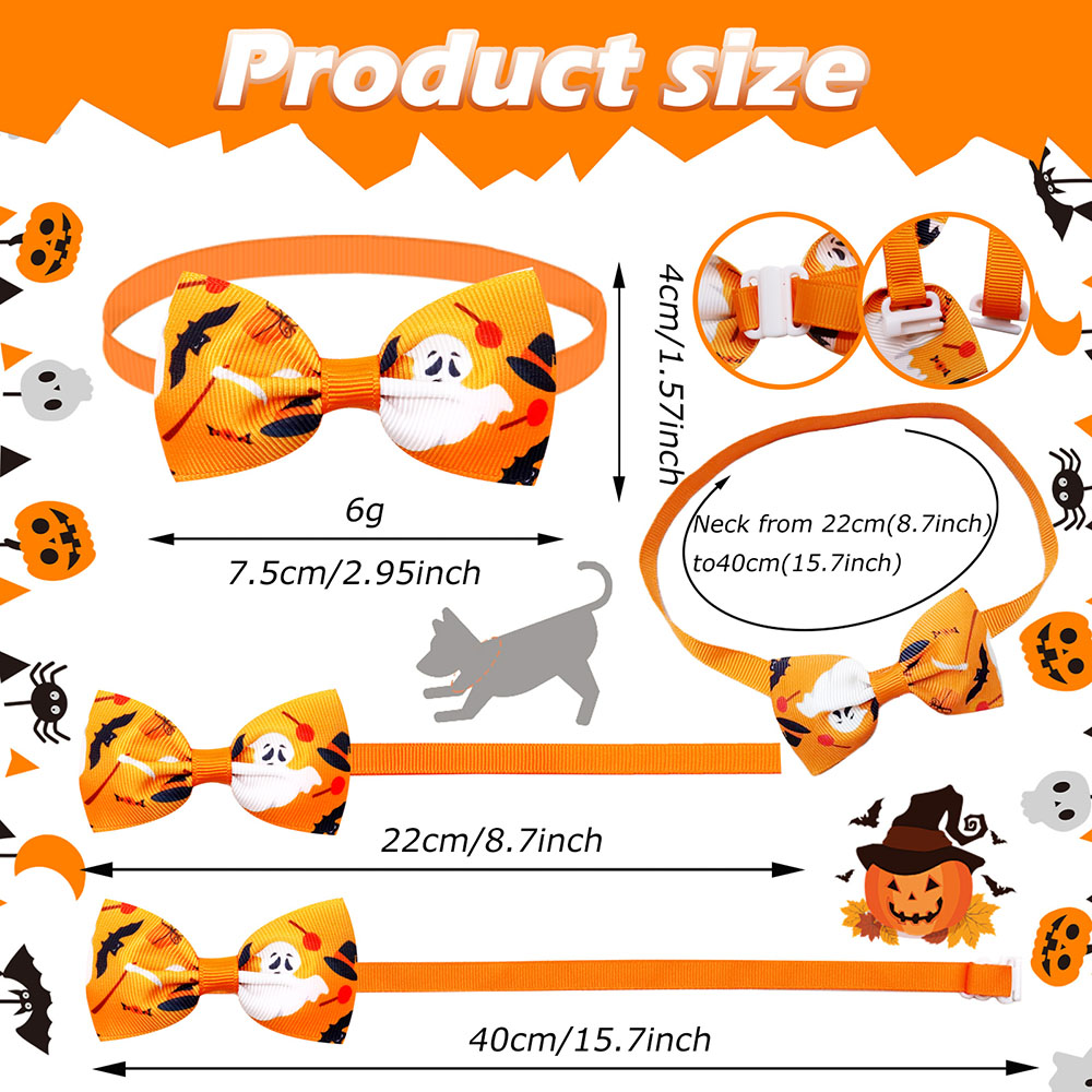 10PCS Halloween Dog Accessorie - Pet Supplies Discount 评论和价格