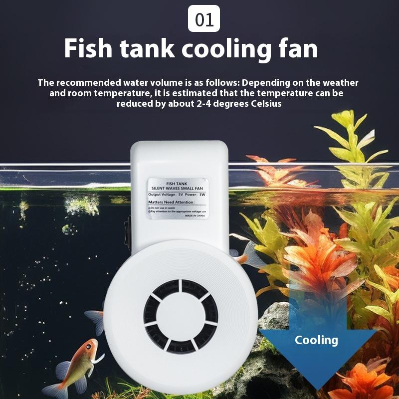 New Mini Aquarium Cooling Fans - Pet Supplies Fish 评论和价格