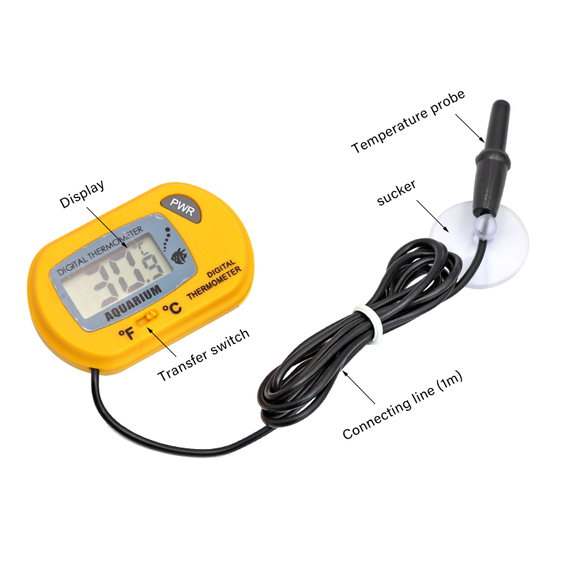 Fish Tank Thermometer LCD Digi - Pet Supplies Fish 评论和价格