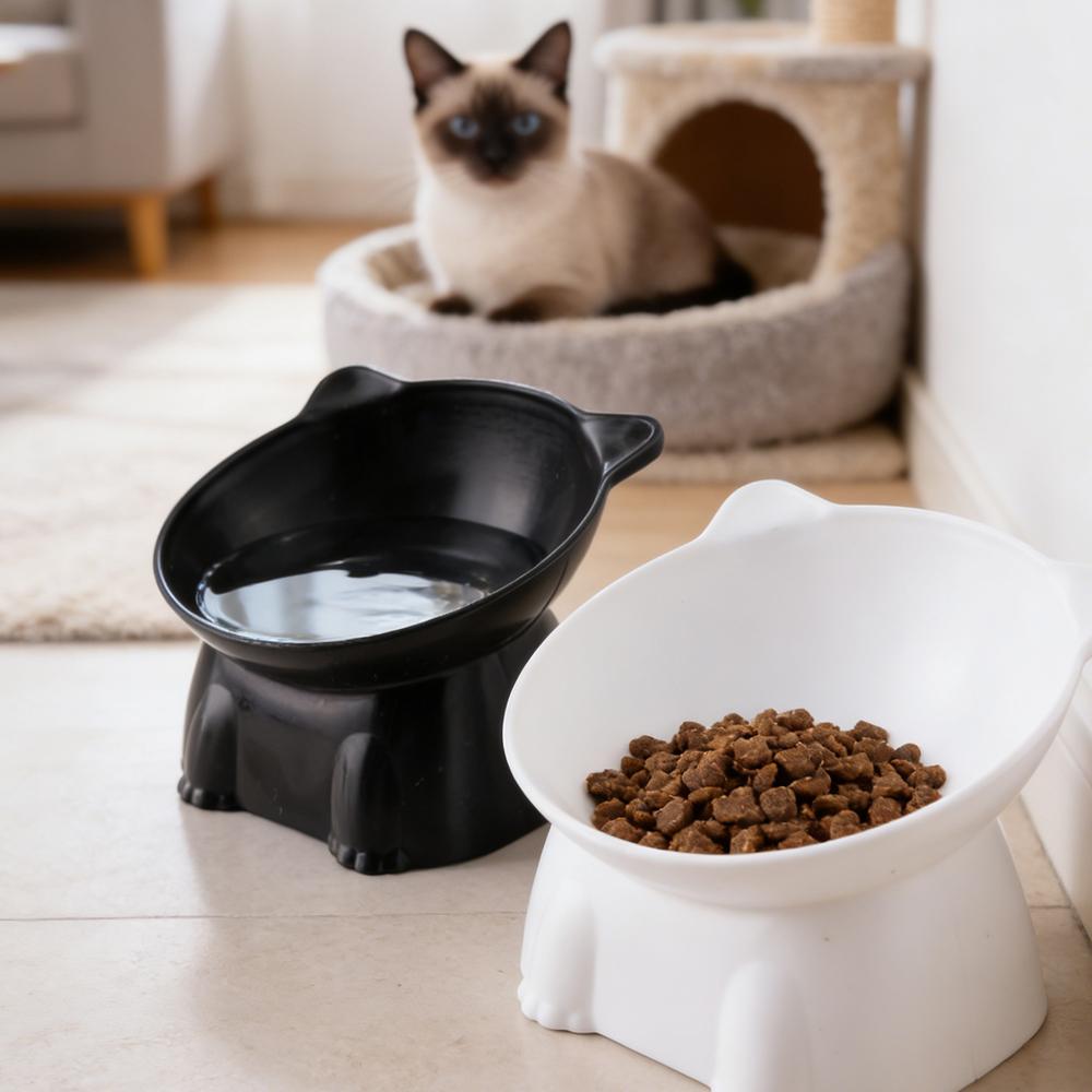 Black Cat Bowl Amazon Ceramic  - Pet Supplies Amazon 评论和价格