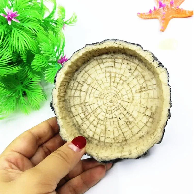 Pet Reptile Feeder Bowl Resin  - Pet Supplies Fish 评论和价格